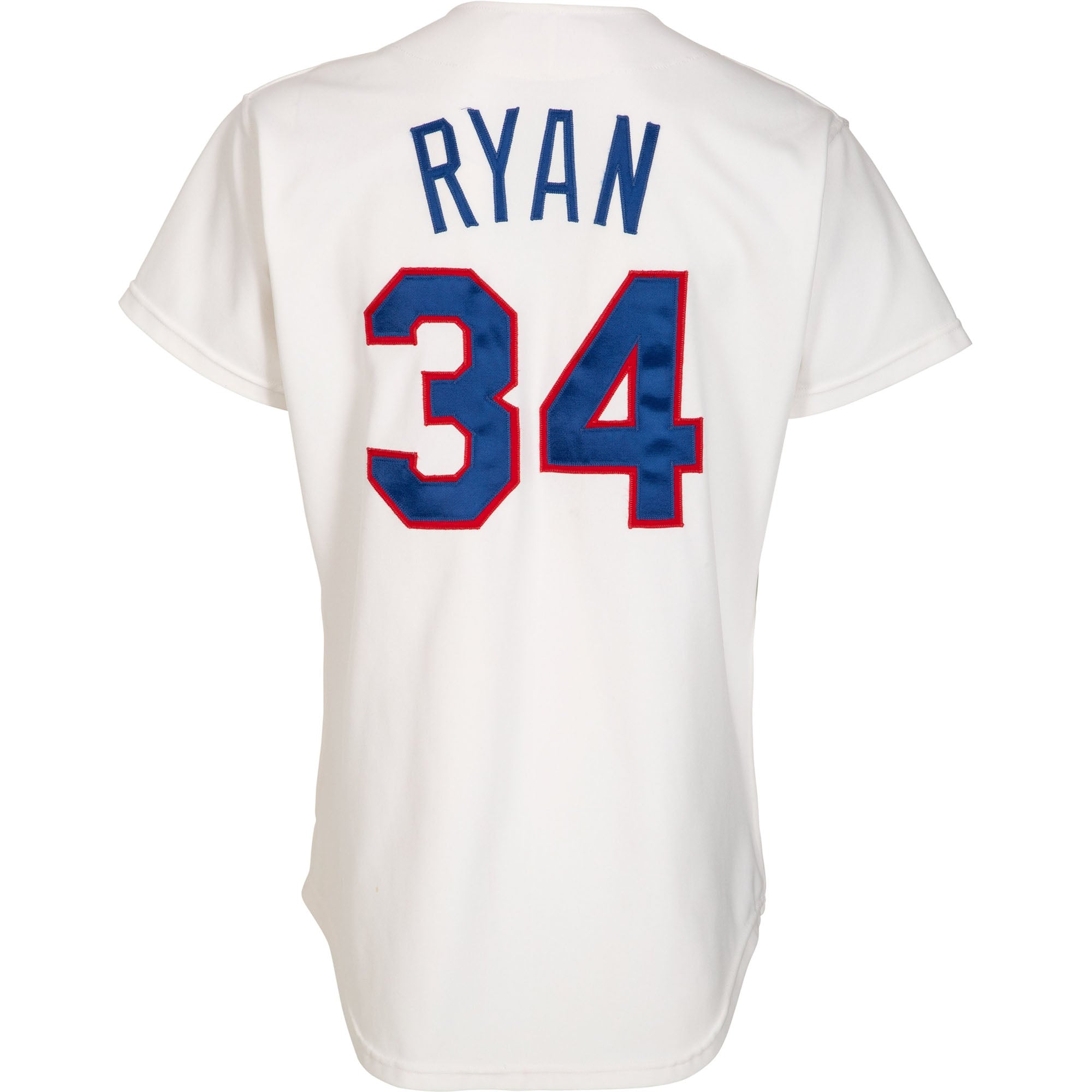 Nolan Ryan 1992-93 Texas Rangers Game Worn Jersey