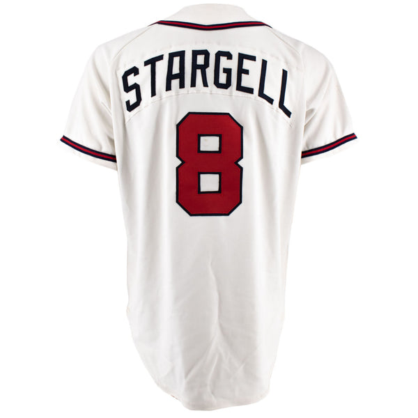 WILLIE STARGELL 1988 BRAVES GAME WORN COACHES JERSEY MYSTERY