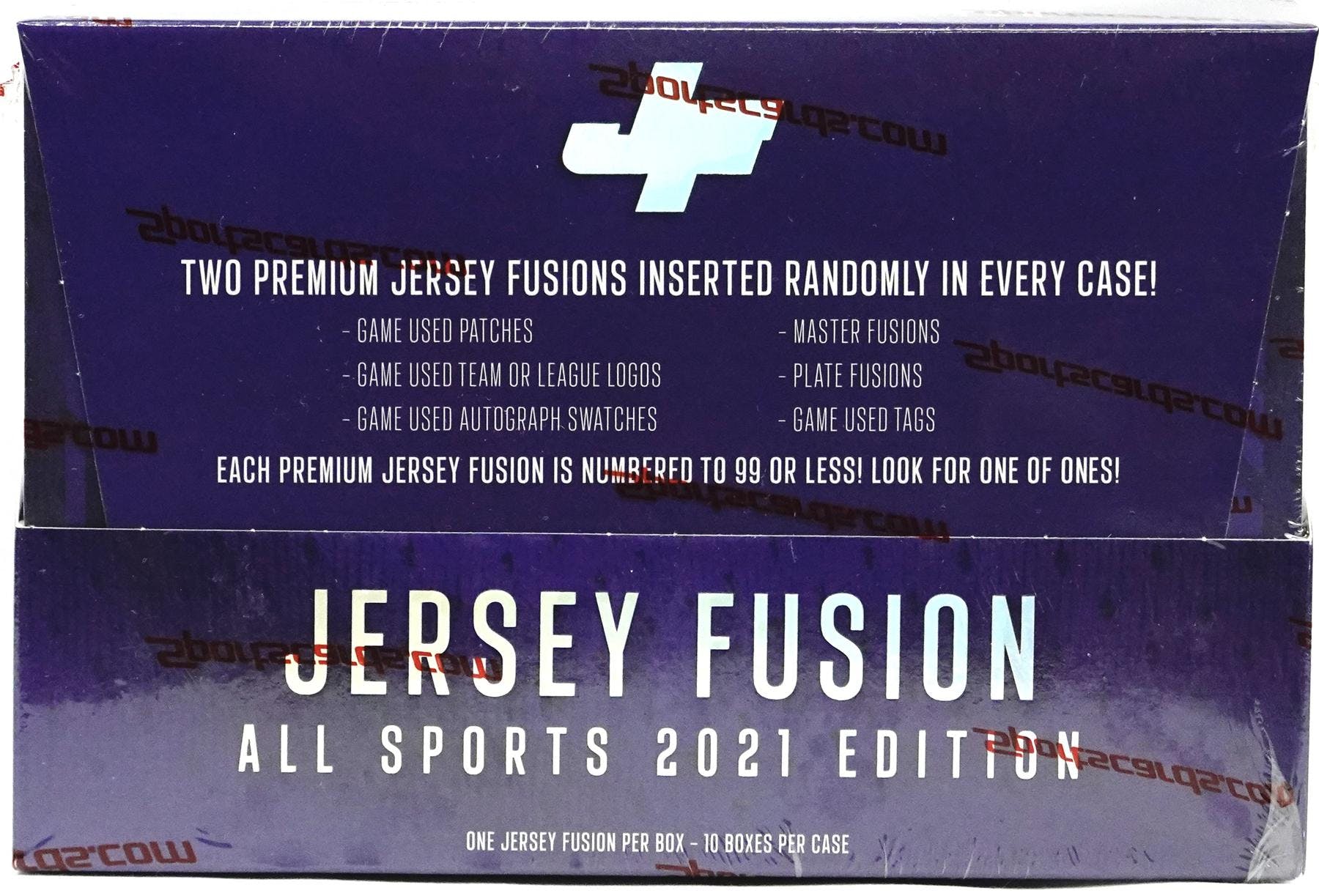 2021 JERSEY FUSION ALL SPORTS EDITION DISPLAY CASE - 10 JERSEY FUSIONS PER CASE