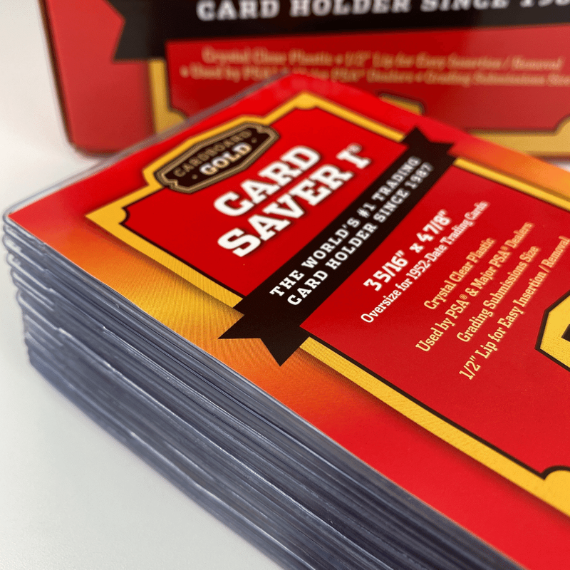 CARD SAVER 1 (CASE/2,000) - SEMI-RIGID HOLDERS FOR GRADING SUBMISSIONS