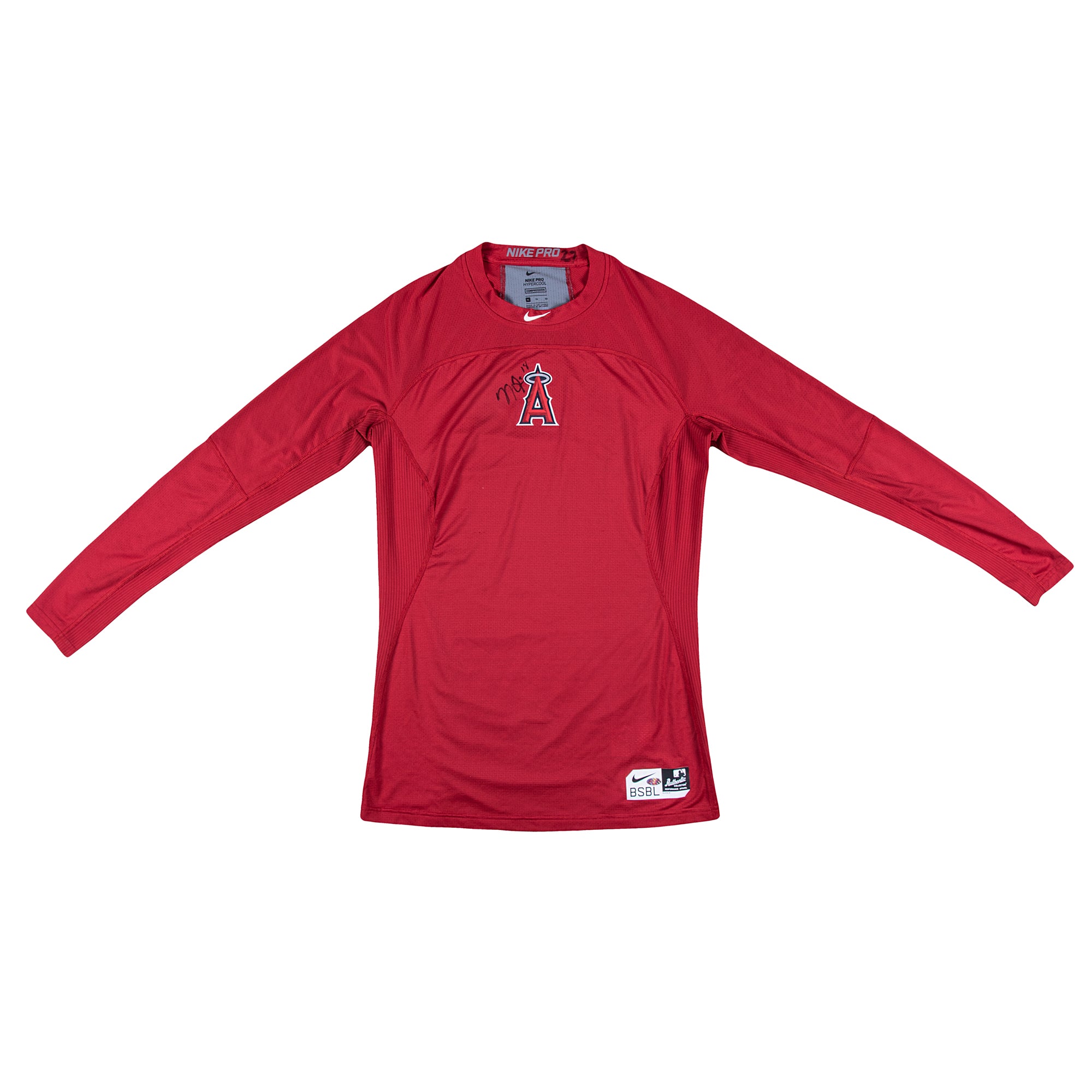Mike Trout 2018 Game Worn Undershirt