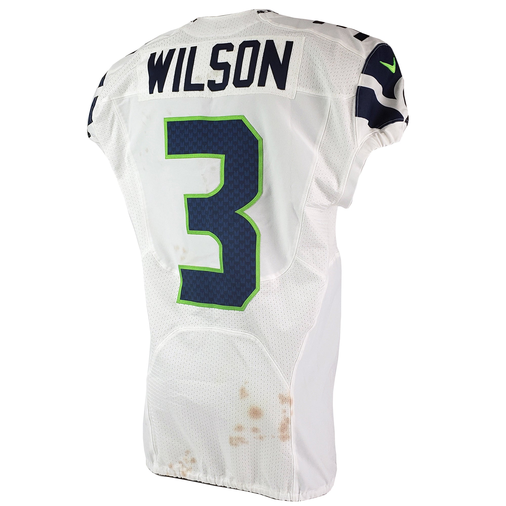 Russell Wilson 2015 Seattle Seahawks Game Worn Jersey
