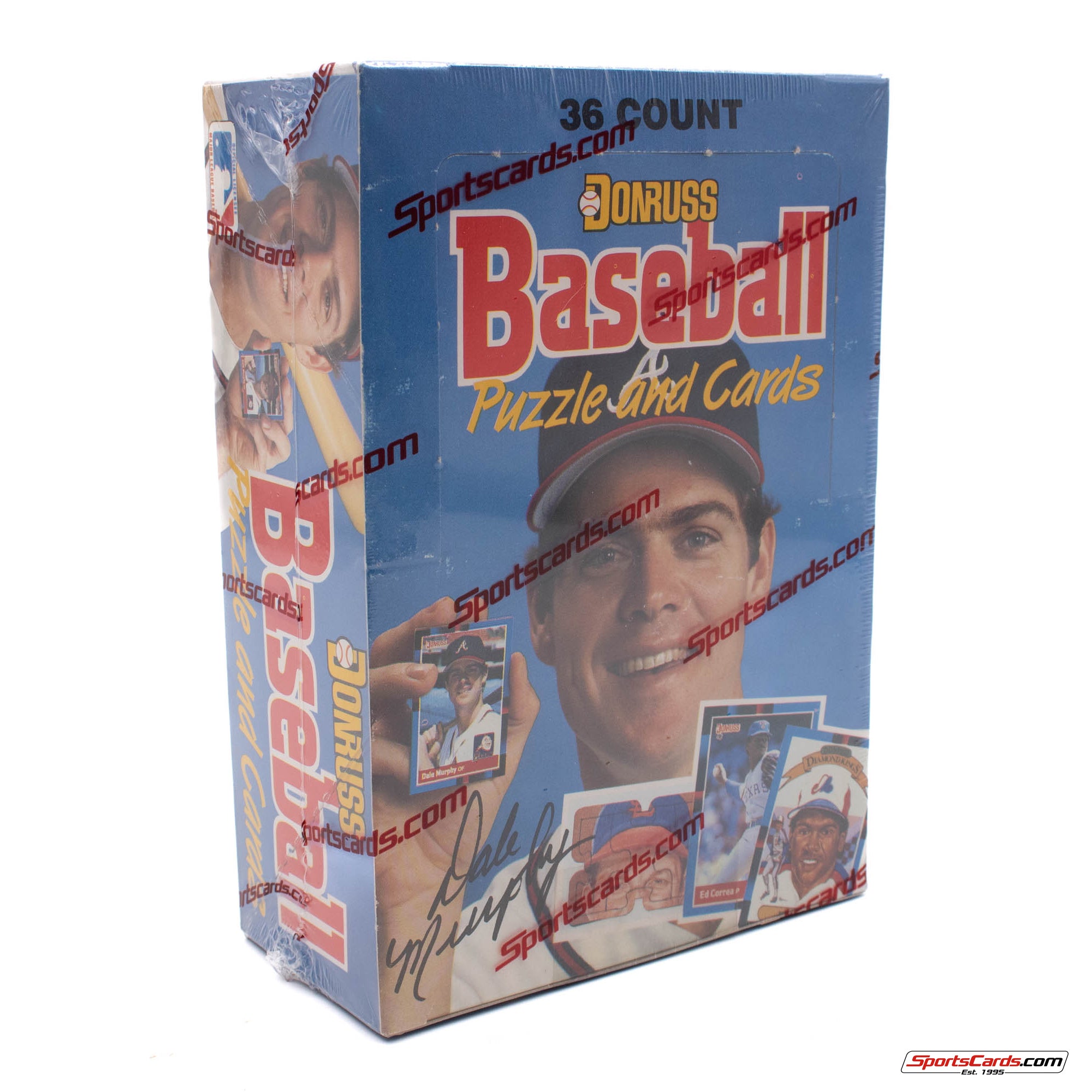 1988 Donruss Baseball Wax Box - Look for Tom Glavine & Roberto Alomar RCs