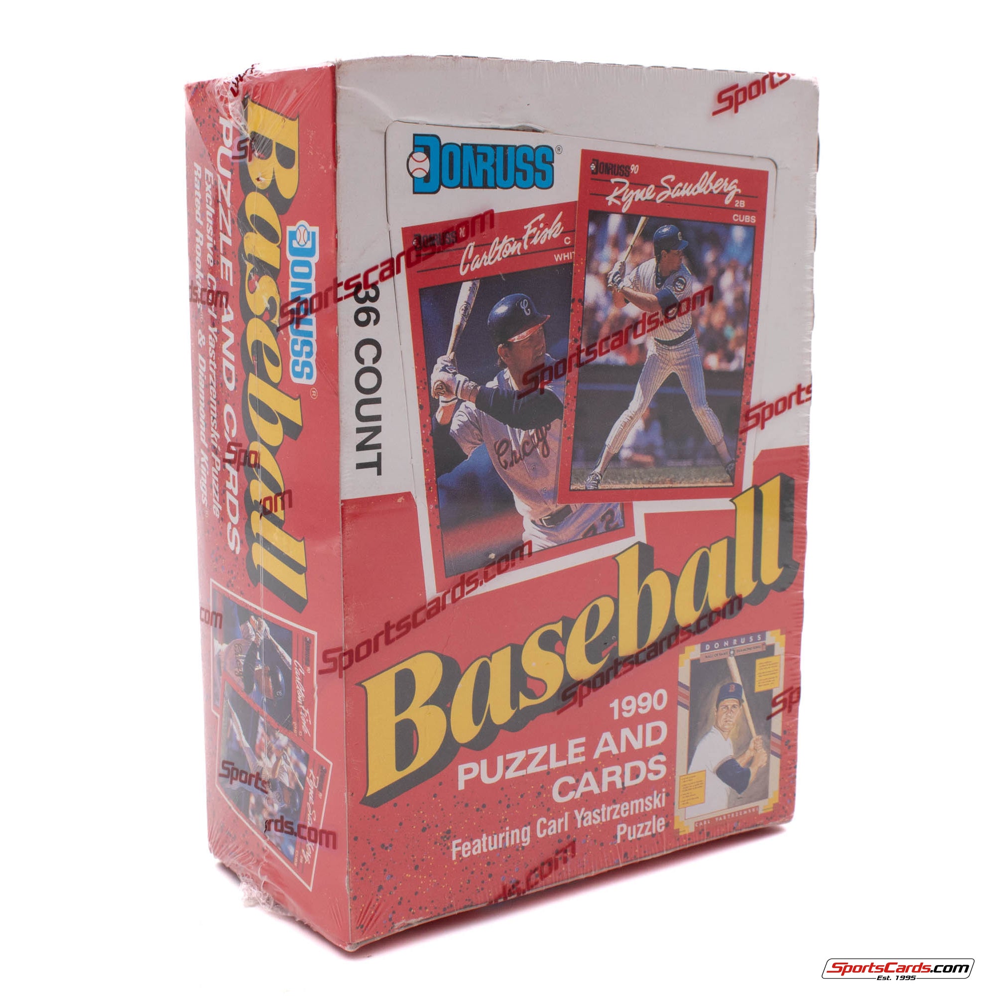 1990 Donruss Baseball Wax Box - Look for Sammy Sosa RCs