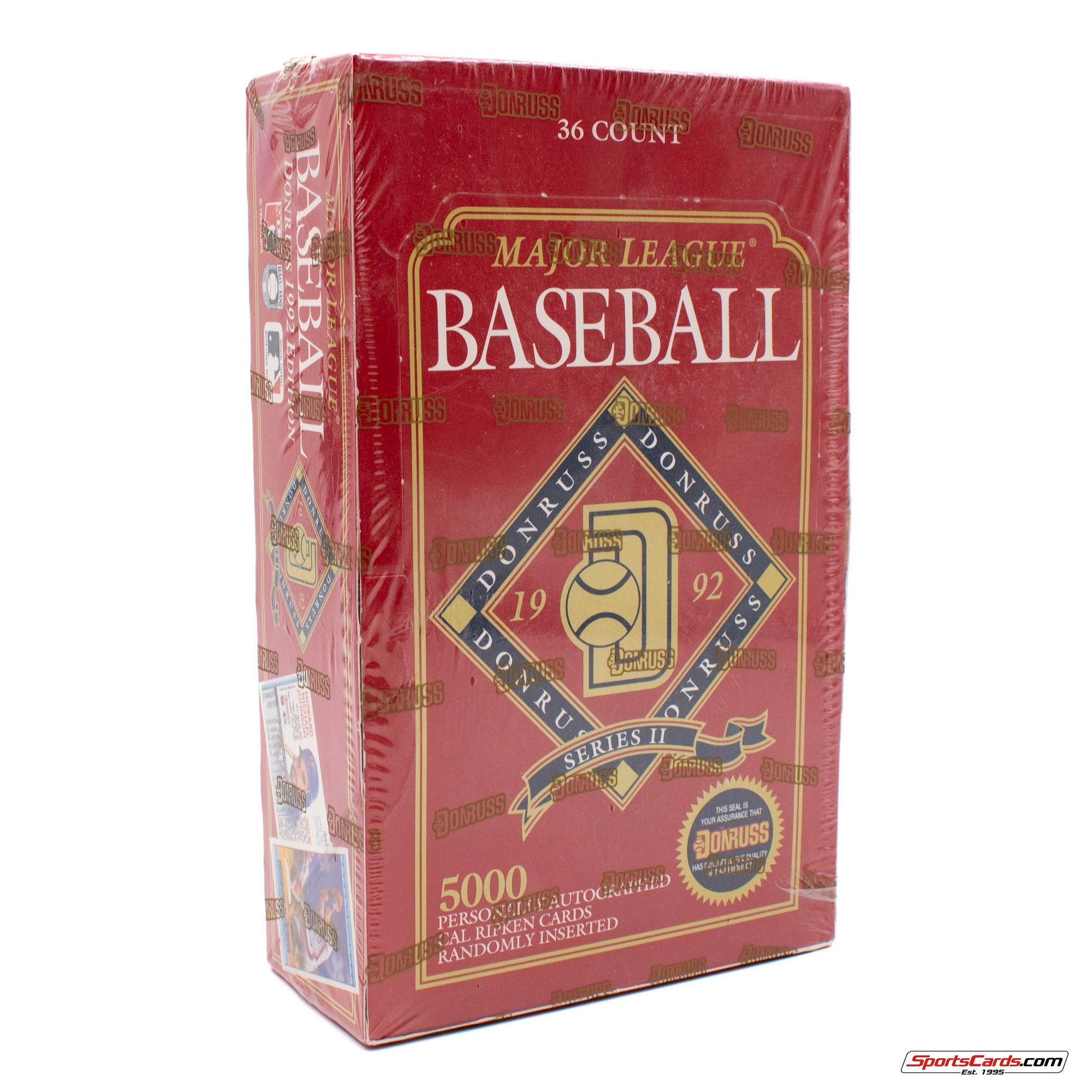 1992 Donruss Series 2 Baseball Wax Box - Look For Cal Ripken Jr. Autos!