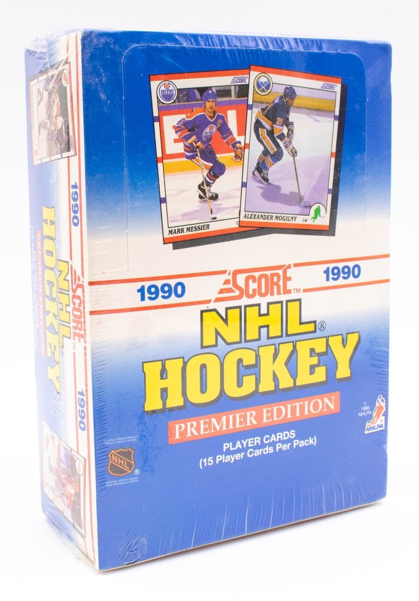 1990-91 Score Hockey Factory Sealed Wax Box