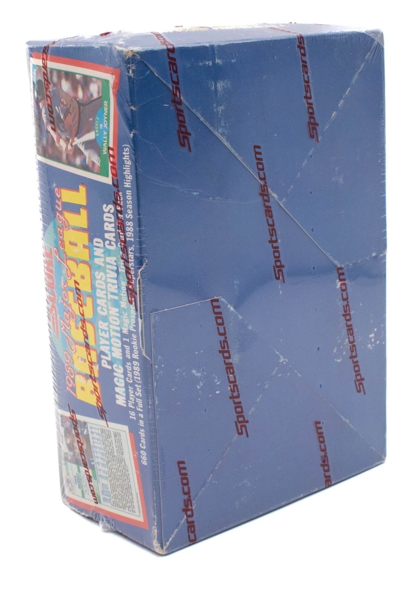 1989 Score Baseball Wax Box - Randy Johnson, John Smoltz, Gary Sheffield RCs