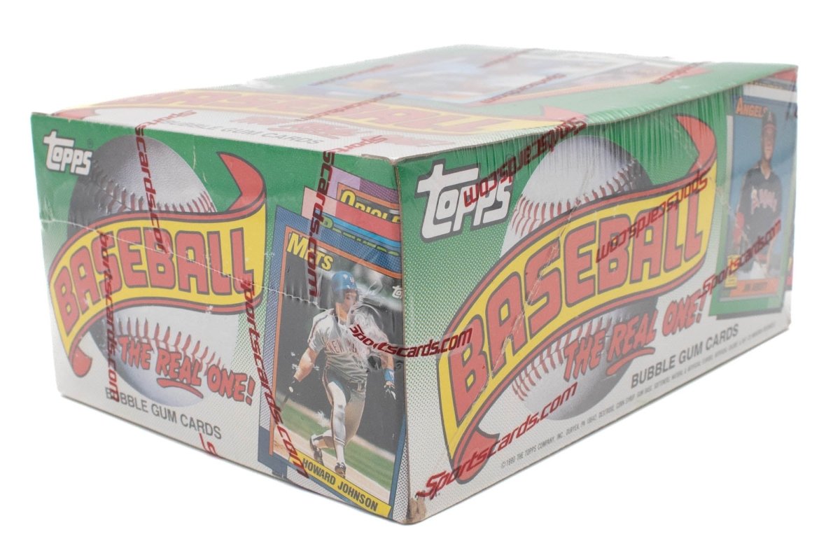 1990 Topps Baseball Wax Box - Look for Frank Thomas RCs