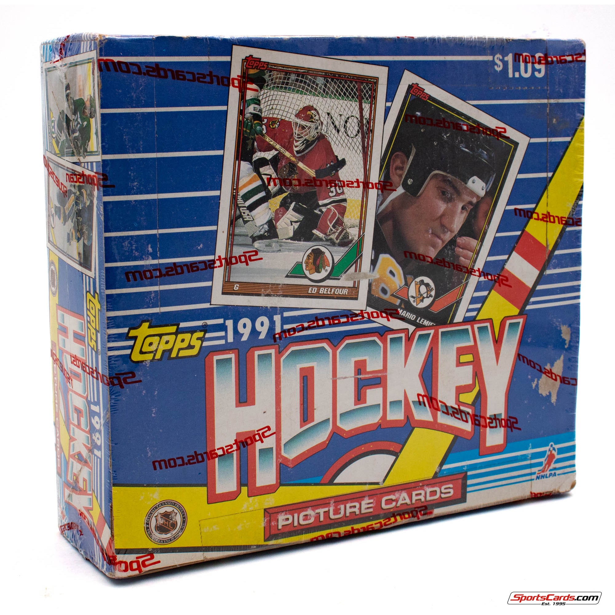 1991-92 Topps Hockey Cello Box