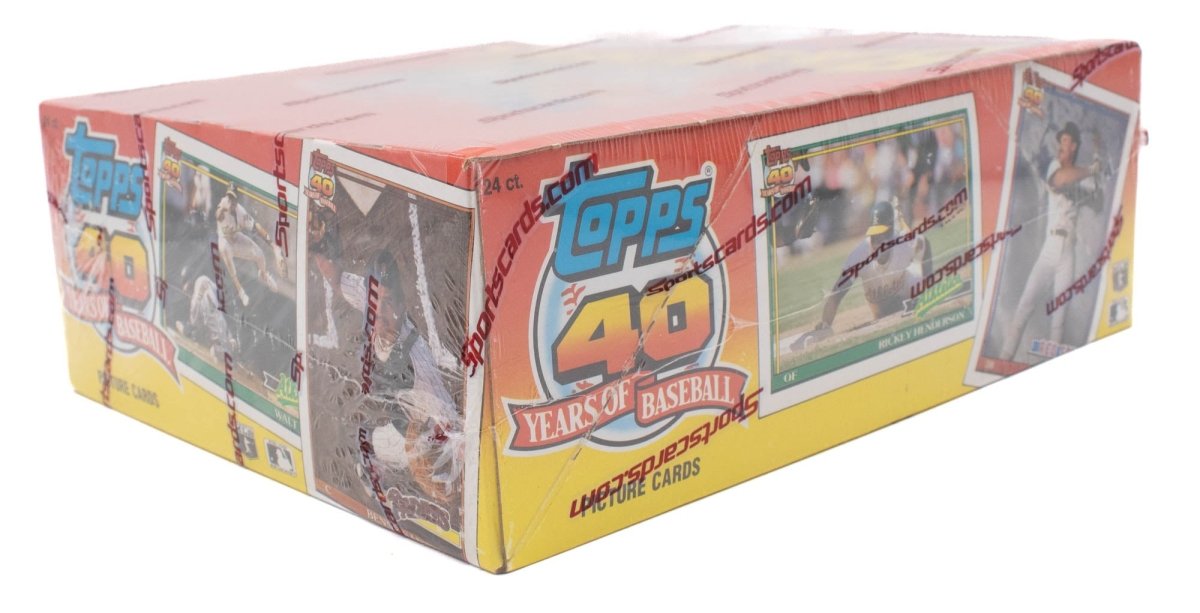 1991 Topps Baseball Rack Pack Box - Look For Chipper Jones RCs!