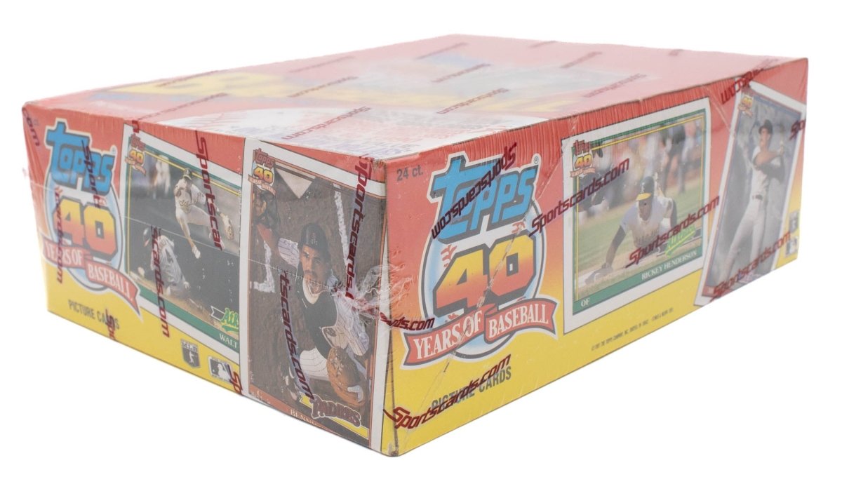 1991 Topps Baseball Rack Pack Box - Look For Chipper Jones RCs!