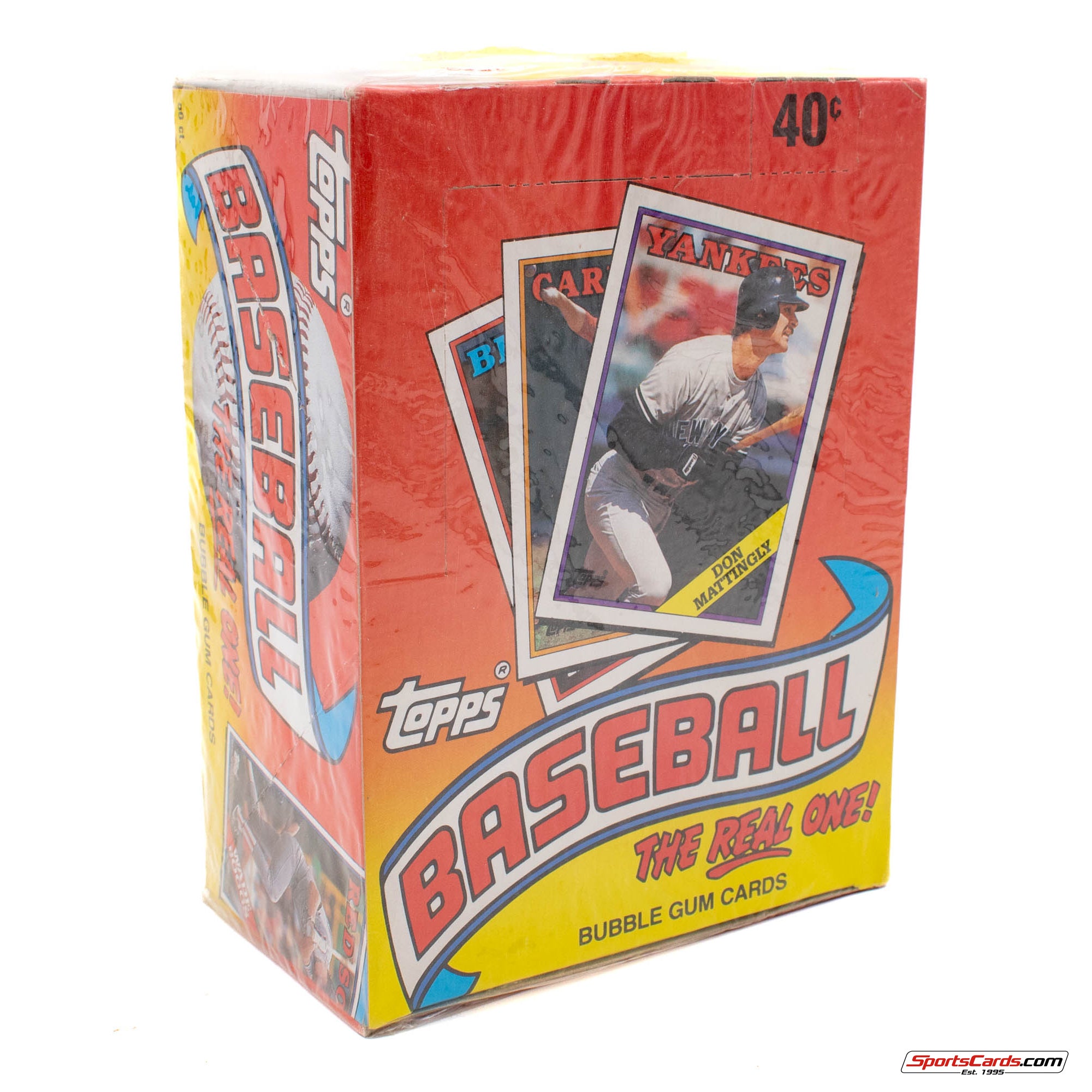 1988 Topps Baseball Wax Box - Look for Tom Glavine & Ken Caminiti RCs