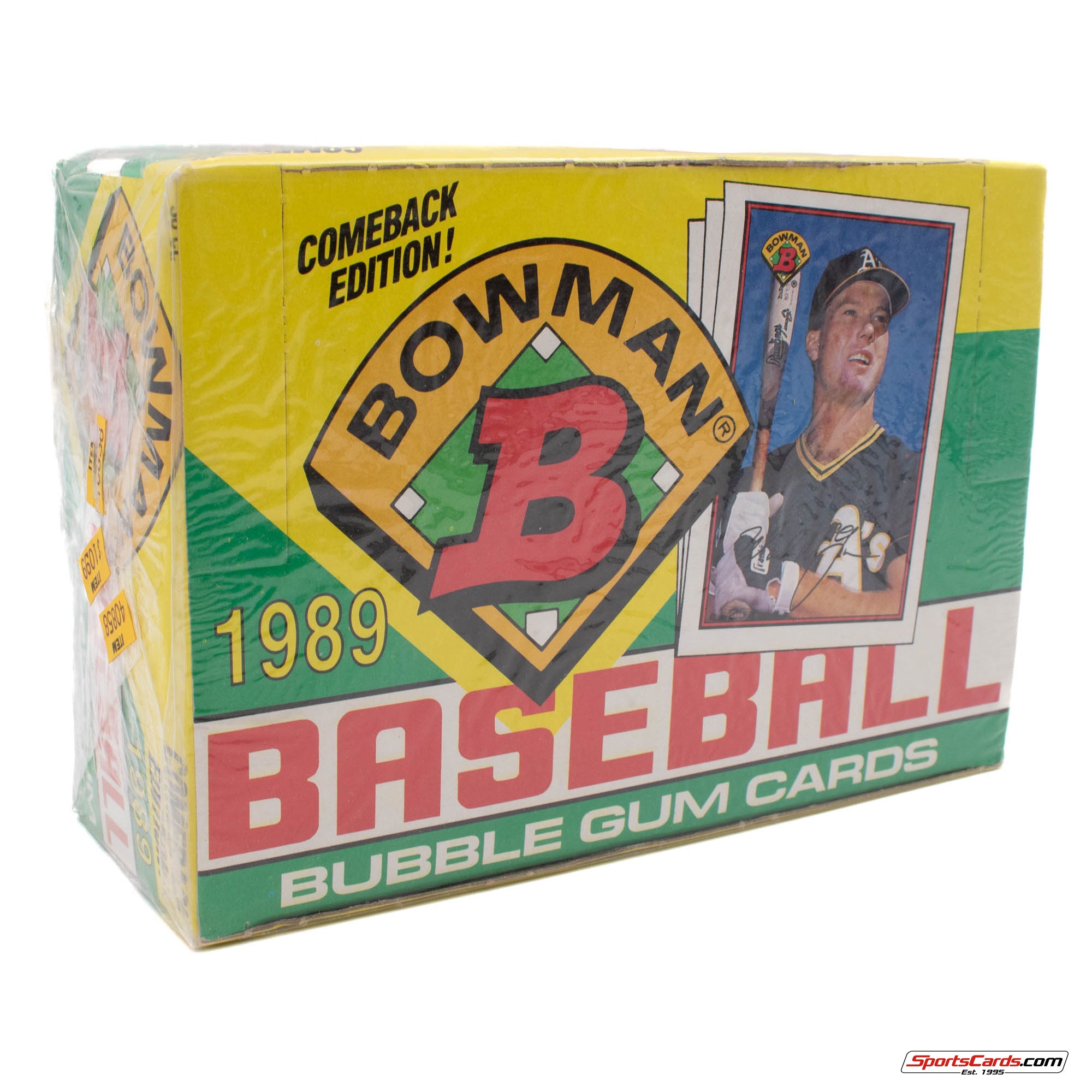 1989 Bowman Baseball Wax Box - Look For Ken Griffey Jr. RCs