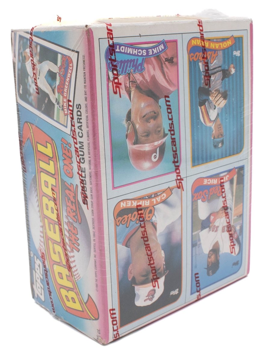 1989 Topps Baseball Wax Box - Look For Randy Johnson, John Smoltz, &amp; Biggio RCs