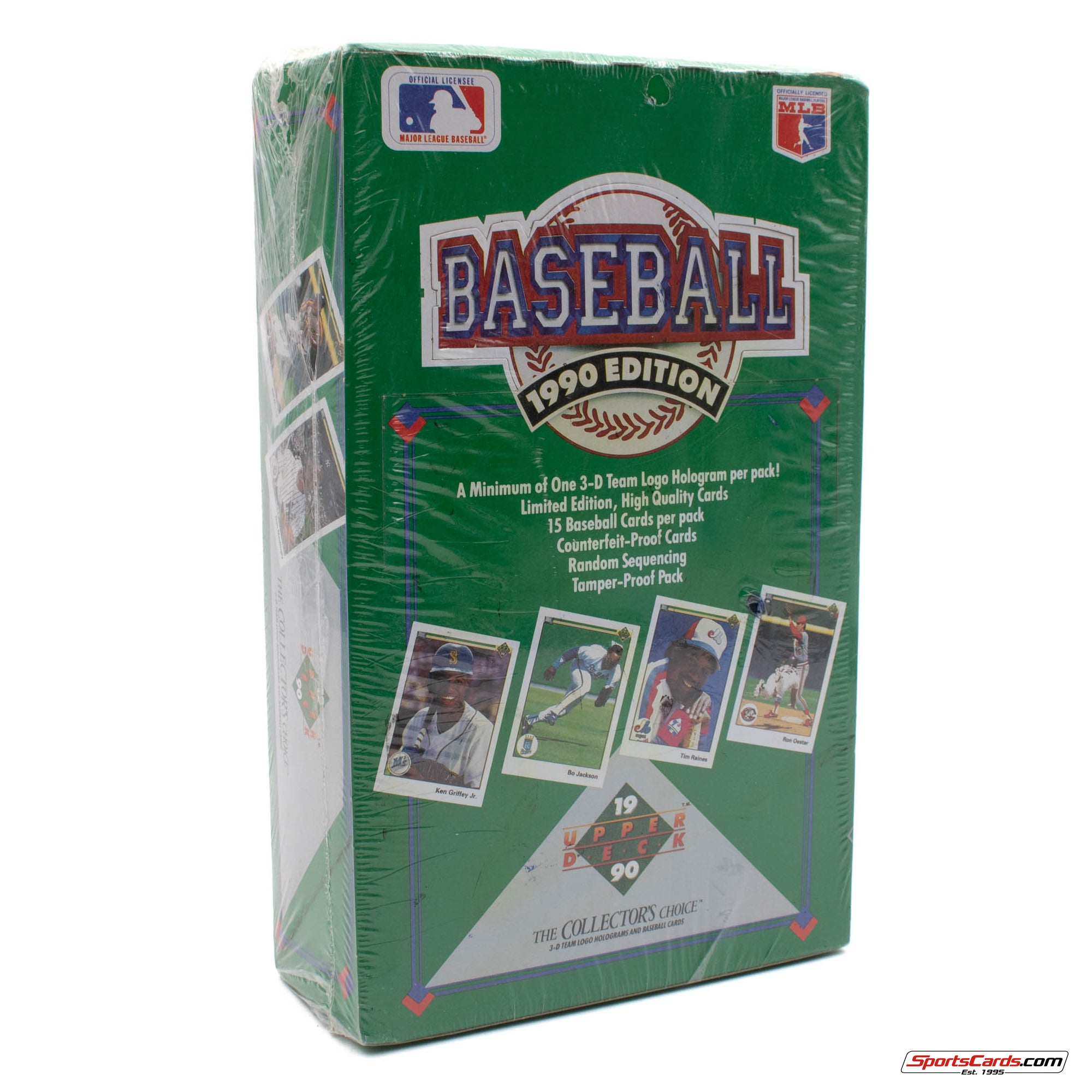 1990 Upper Deck Series 1 Baseball Wax Box Low #