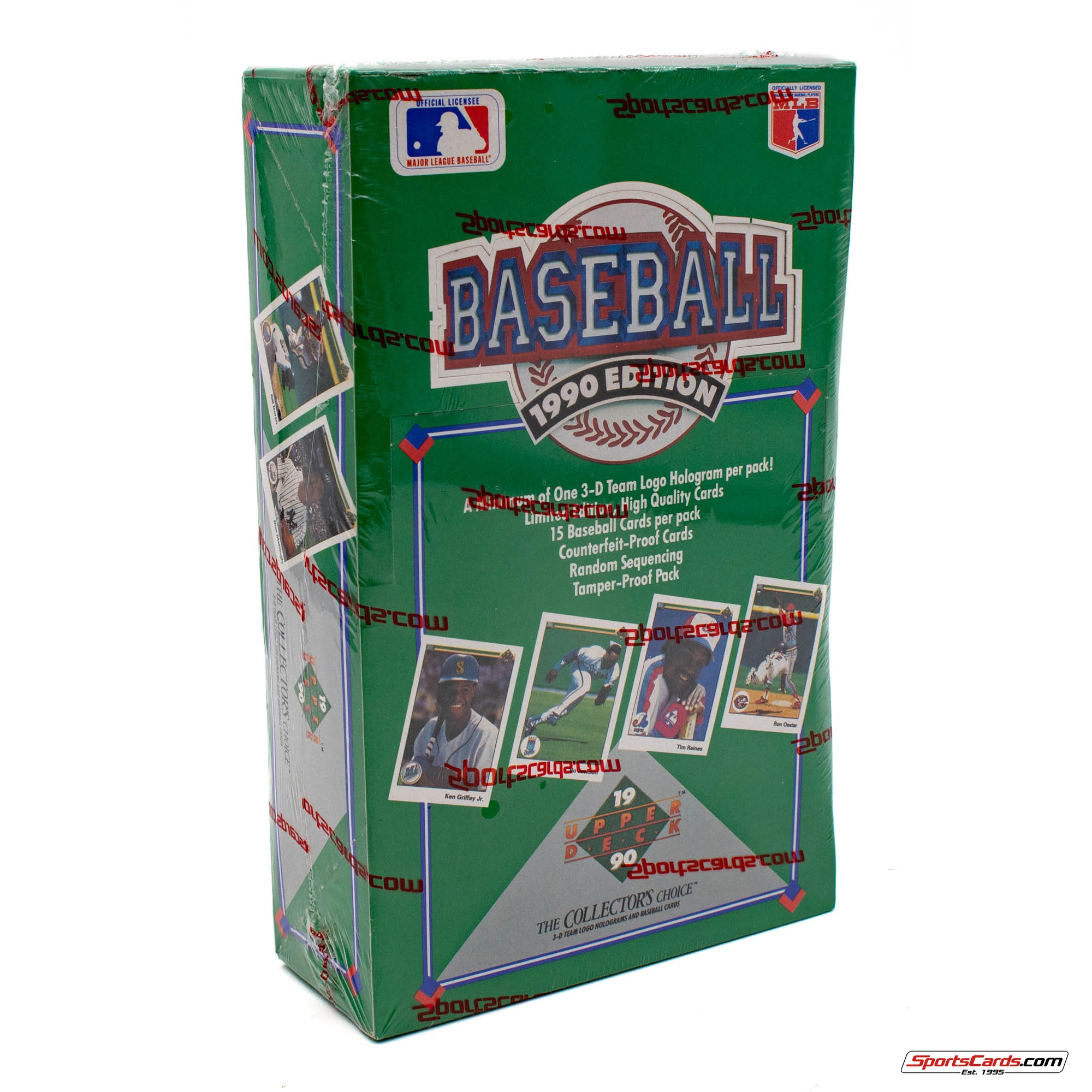 1990 Upper Deck Series 1 Baseball Wax Box Low # Series