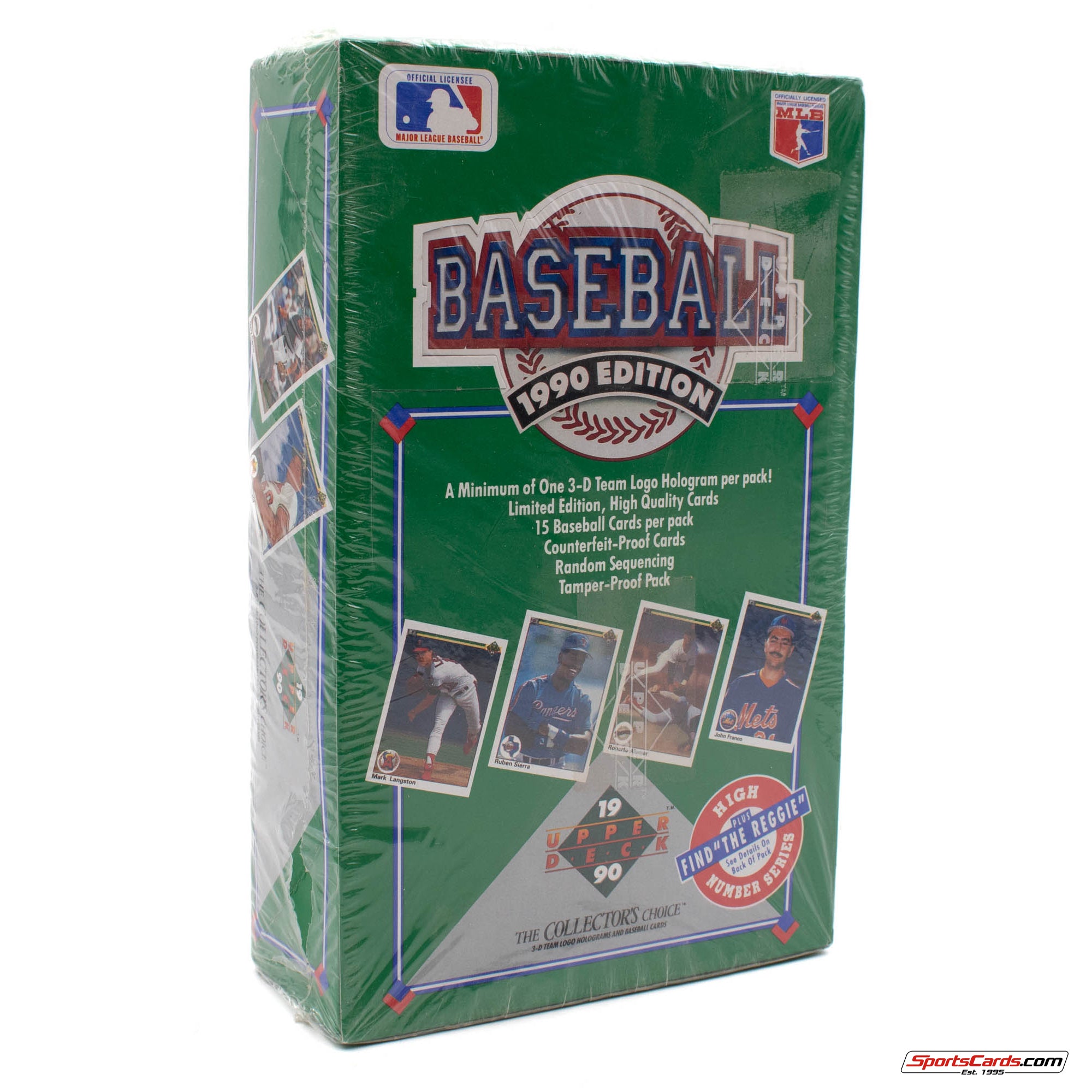 1990 Upper Deck Series 2 Baseball Wax Box High # - Find the Reggie Auto!