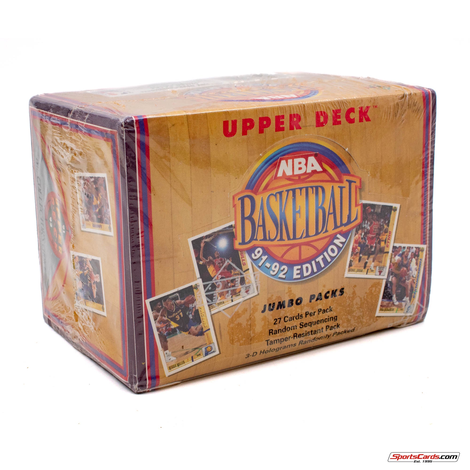 1991-92 Upper Deck Basketball Low # Series Jumbo Box - Look for Michael Jordan Cards!