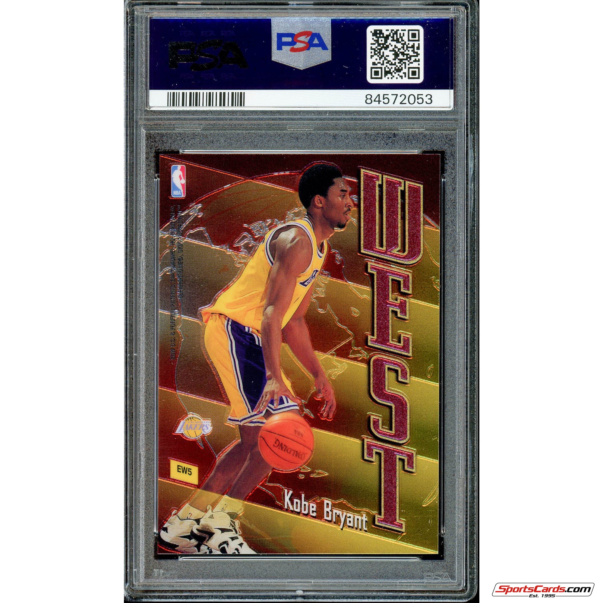 1998 Topps East West EW5 Michael Jordan Kobe Bryant PSA 10 Gem Mint