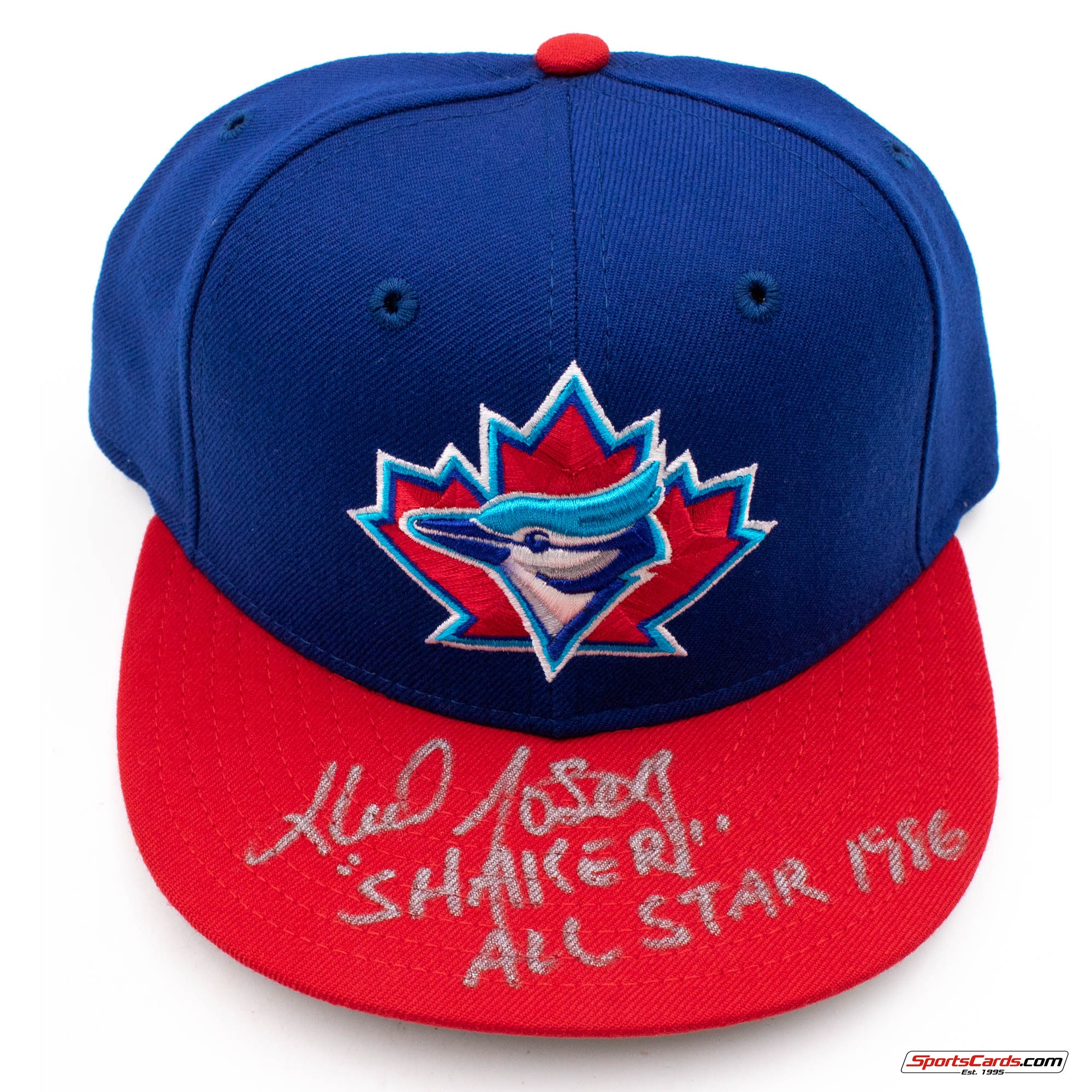 Lloyd Moseby "Shaker All Star 1986" Signed Auto Toronto Blue Jays Fitted Hat BAS