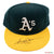 Reggie Jackson Signed Auto Oakland A's Fitted Hat BAS