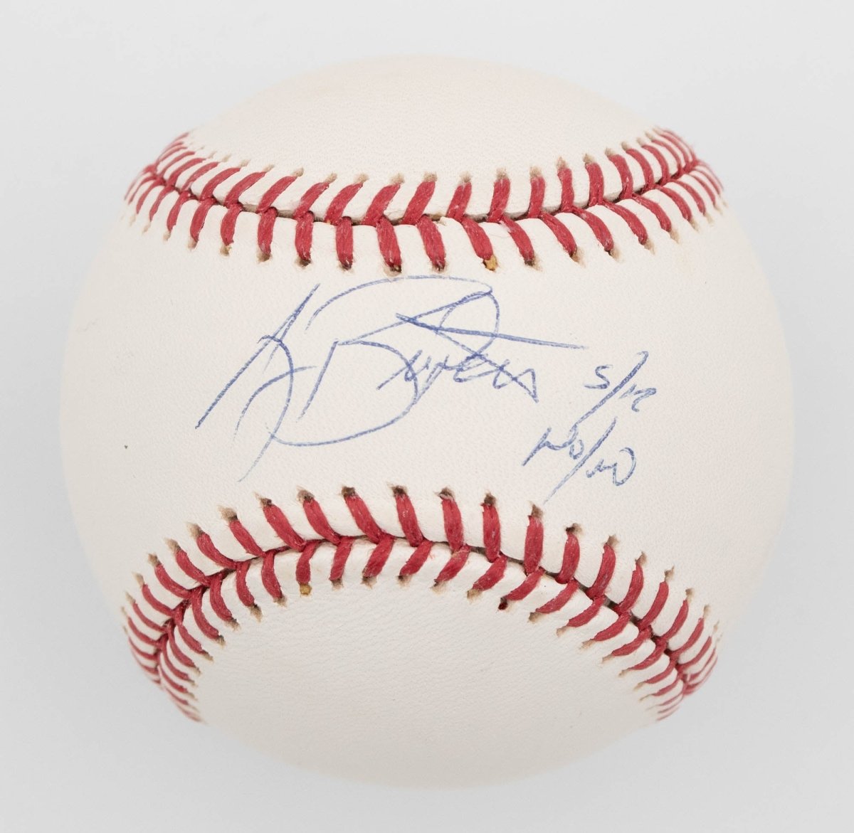 A. J. Burnett "5/12 No/No" Inscribed Signed Auto Baseball BAS - No-Hit Pitcher