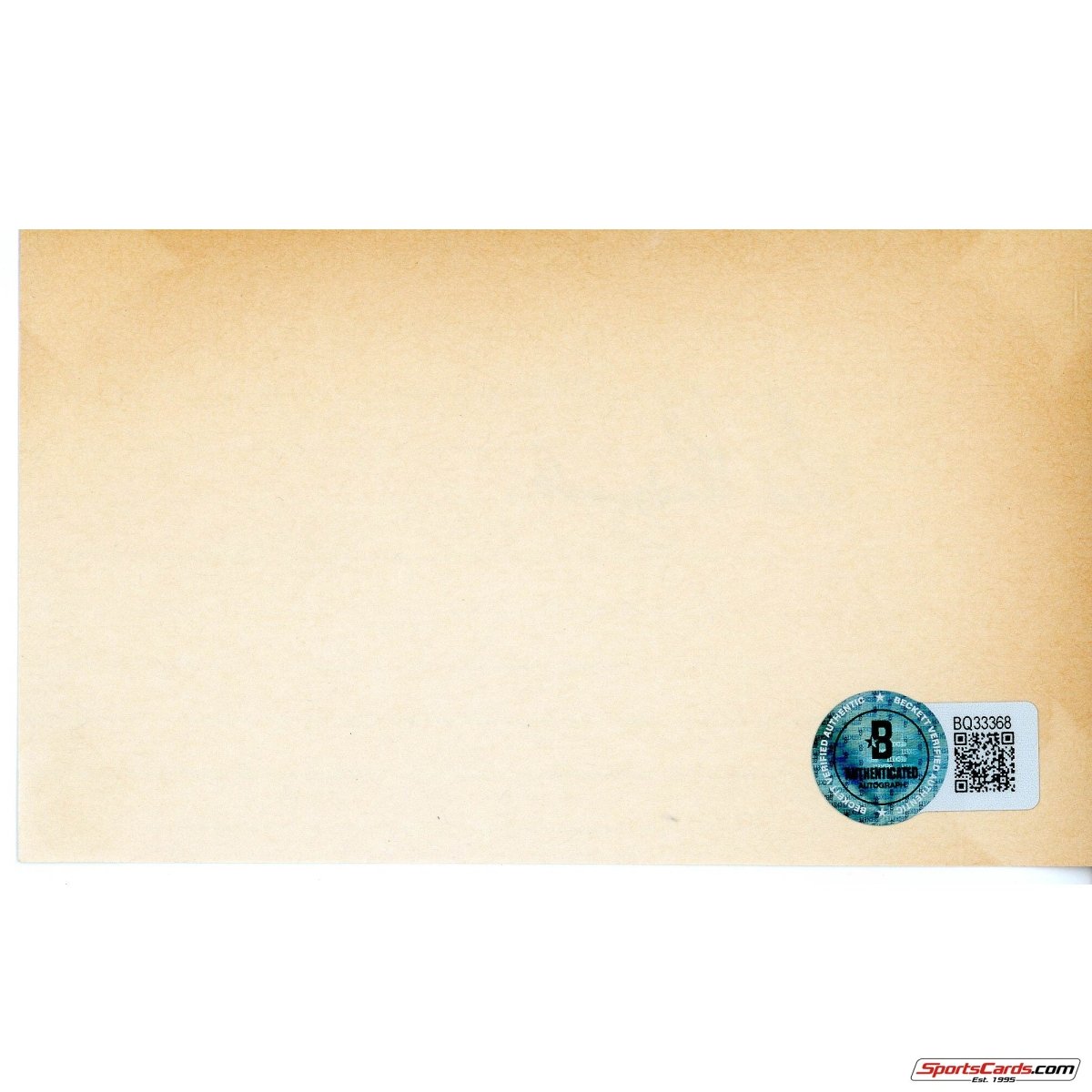 Ted Kluszewski Cincinnati Reds Signed Auto 3x5 Card Beckett BAS