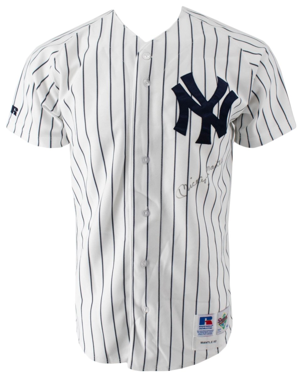 Mickey Mantle Signed Autographed New York Yankees Jersey - Beckett BAS LOA