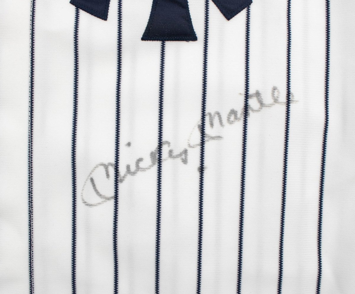 Mickey Mantle Signed Autographed New York Yankees Jersey - Beckett BAS LOA