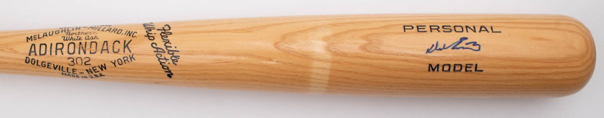 Del Ennis Signed Auto Bat Phillies Cardinals Outfielder - Beckett BAS