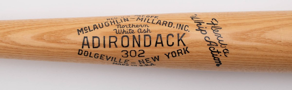 Robin Roberts &quot;1948 Wilmington Blue Rocks&quot;  Signed Auto Bat Phillies HOF - Beckett BAS