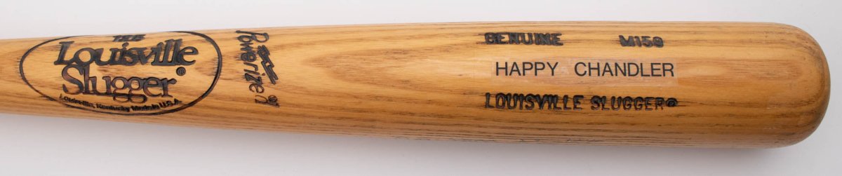 A. B. &quot;Happy&quot; Chandler Signed Auto Bat MLB Commissioner HOF - Beckett BAS