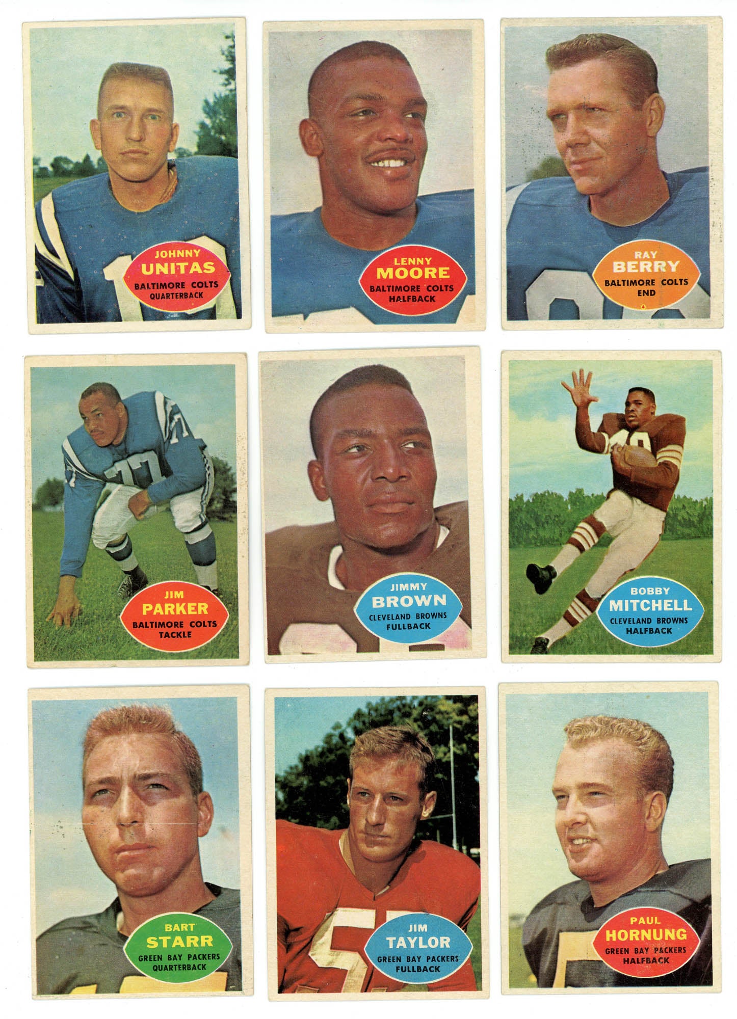 1960 TOPPS FOOTBALL COMPLETE SET BREAK – 4 CARDS PER BOX! 1 HOFER IN EVERY BOX!