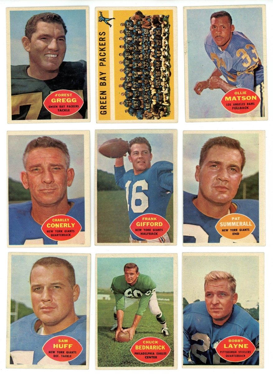 1960 TOPPS FOOTBALL COMPLETE SET BREAK – 4 CARDS PER BOX! 1 HOFER IN EVERY BOX!