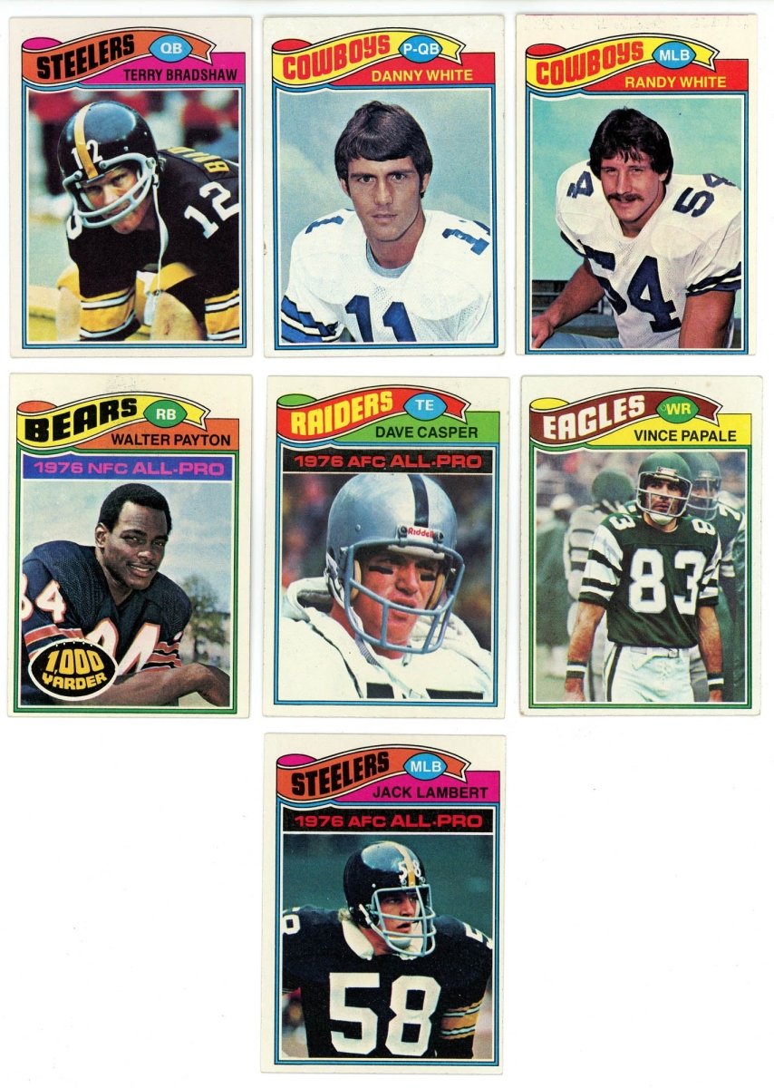 1977 TOPPS FOOTBALL COMPLETE SET BREAK - 19 CARDS PER BOX! 2 HOFERS PER BOX!