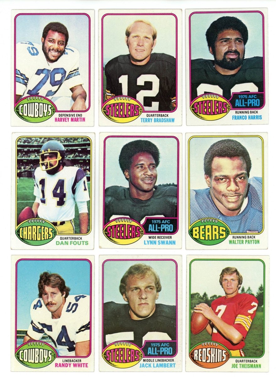 1976 TOPPS FOOTBALL COMPLETE SET BREAK - 14 CARDS PER BOX! 2 HOFERS PER BOX!