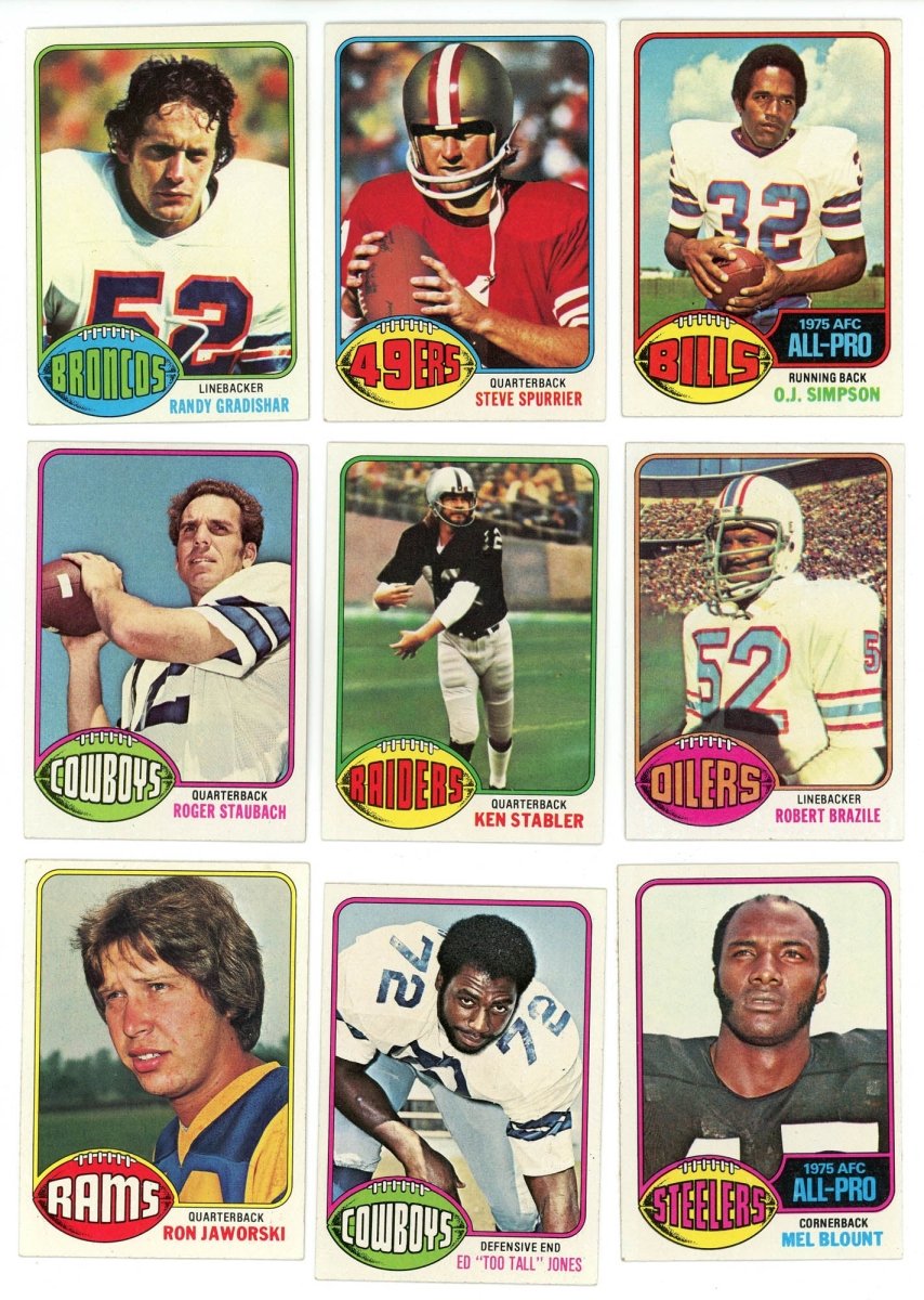 1976 TOPPS FOOTBALL COMPLETE SET BREAK - 14 CARDS PER BOX! 2 HOFERS PER BOX!