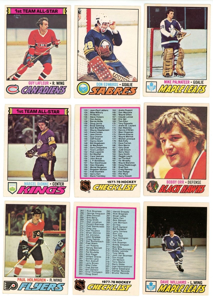 1977-78 O-PEE-CHEE HOCKEY COMPLETE SET BREAK - 18 CARDS PER BOX! 2 HOFERS PER BOX!