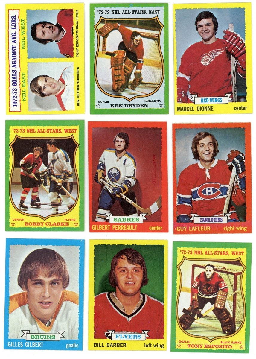 1973-74 TOPPS HOCKEY COMPLETE SET BREAK - 9 CARDS PER BOX! 1-2 HOFERS PER BOX!