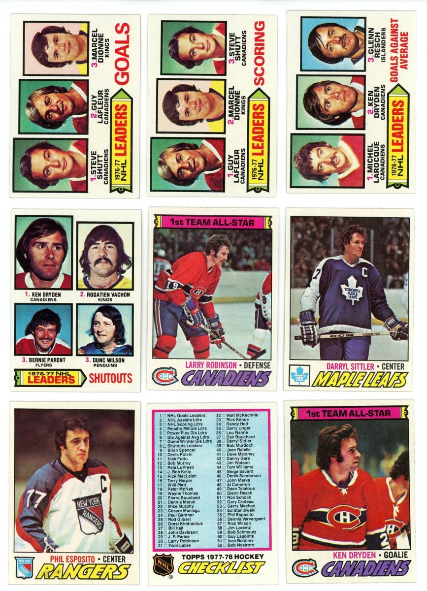 1977-78 TOPPS HOCKEY COMPLETE SET BREAK - 12 CARDS PER BOX! 2 HOFERS PER BOX!