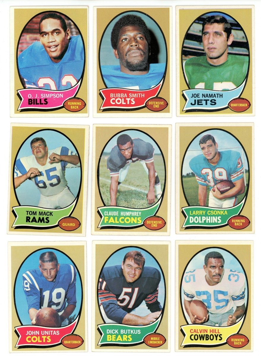 1970 TOPPS FOOTBALL COMPLETE SET BREAK - 10 CARDS PER BOX! 2 HOFers Per box!