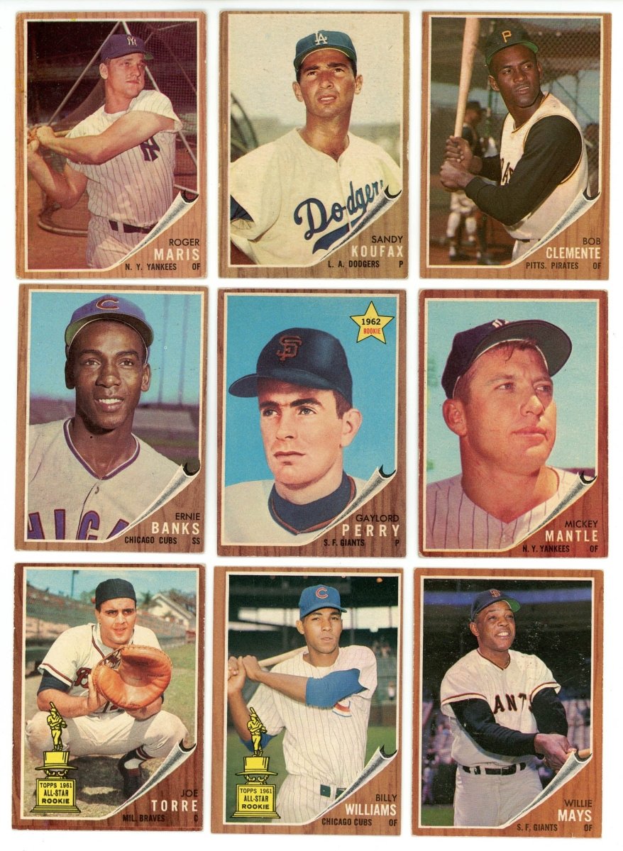 1962 TOPPS BASEBALL COMPLETE SET BREAK - 8 CARDS PER BOX! INCLUDES 1 or more HOFer!