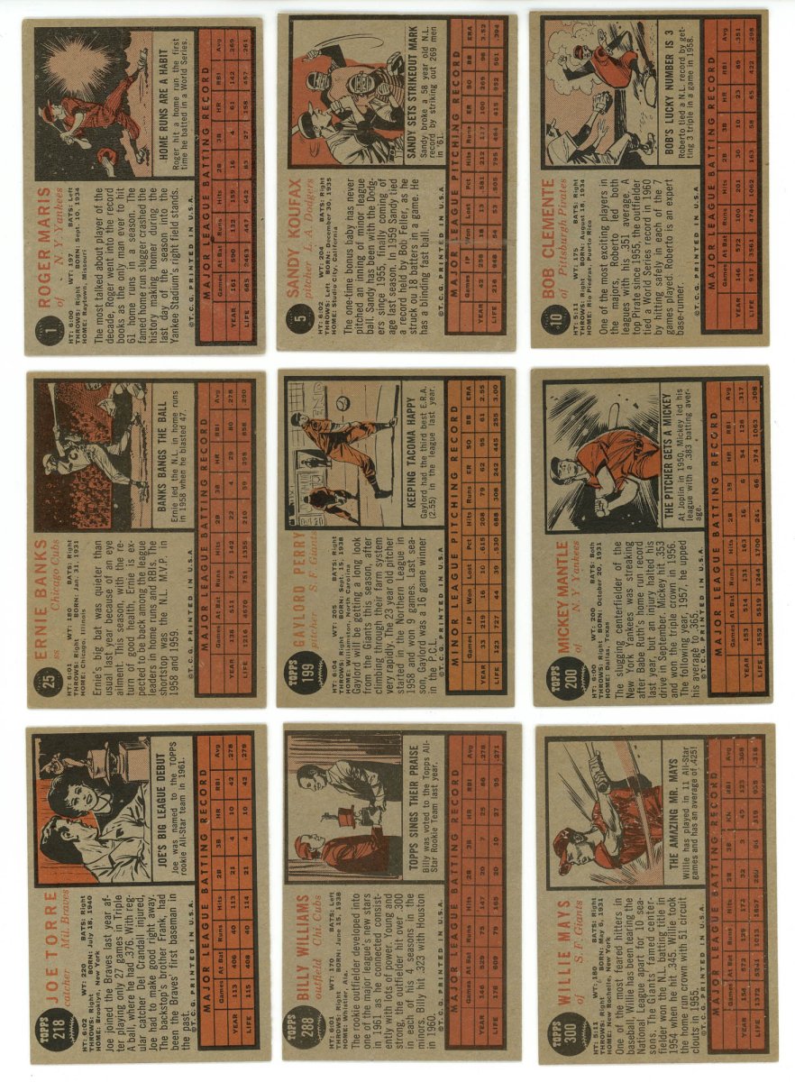 1962 TOPPS BASEBALL COMPLETE SET BREAK - 8 CARDS PER BOX! INCLUDES 1 or more HOFer!