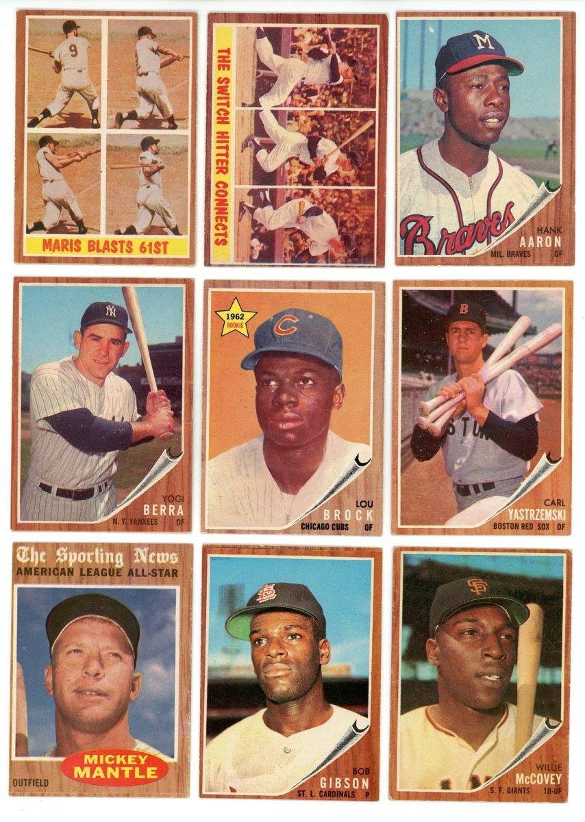 1962 TOPPS BASEBALL COMPLETE SET BREAK - 8 CARDS PER BOX! INCLUDES 1 or more HOFer!