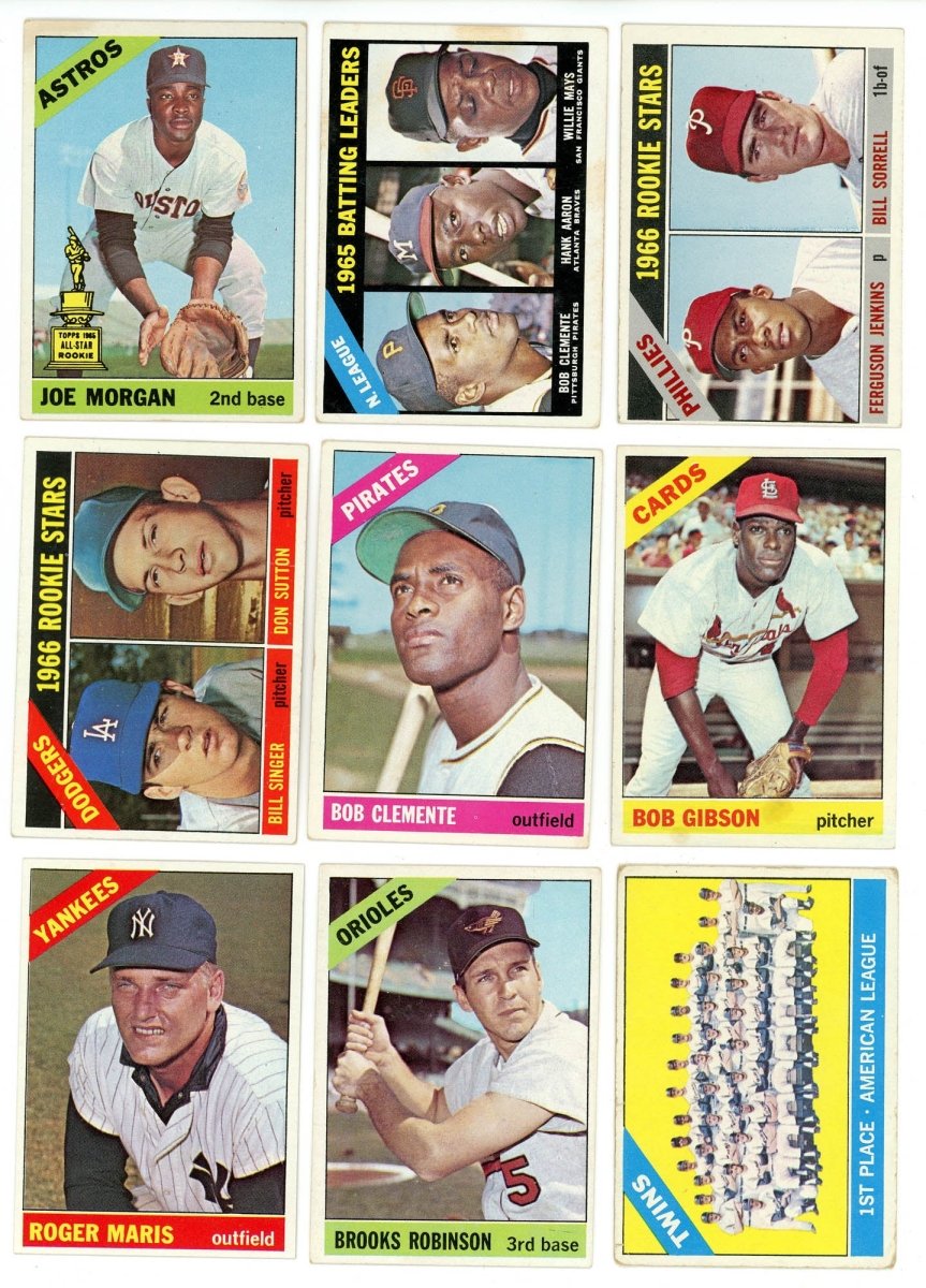 1966 TOPPS BASEBALL COMPLETE SET BREAK - 8 CARDS PER BOX! INCLUDES A HOFER AND/OR HIGH NUMBER Card!
