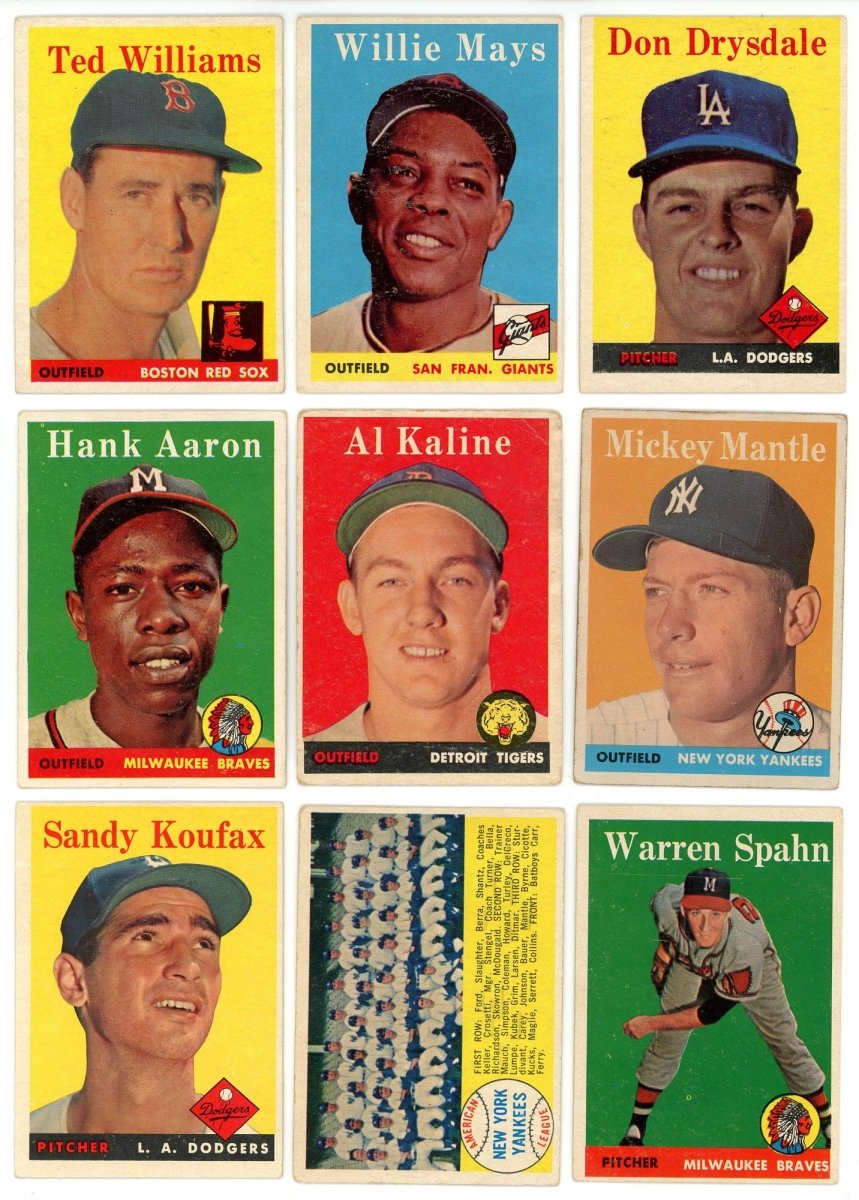 1958 TOPPS BASEBALL COMPLETE SET BREAK - 7 CARDS PER BOX!