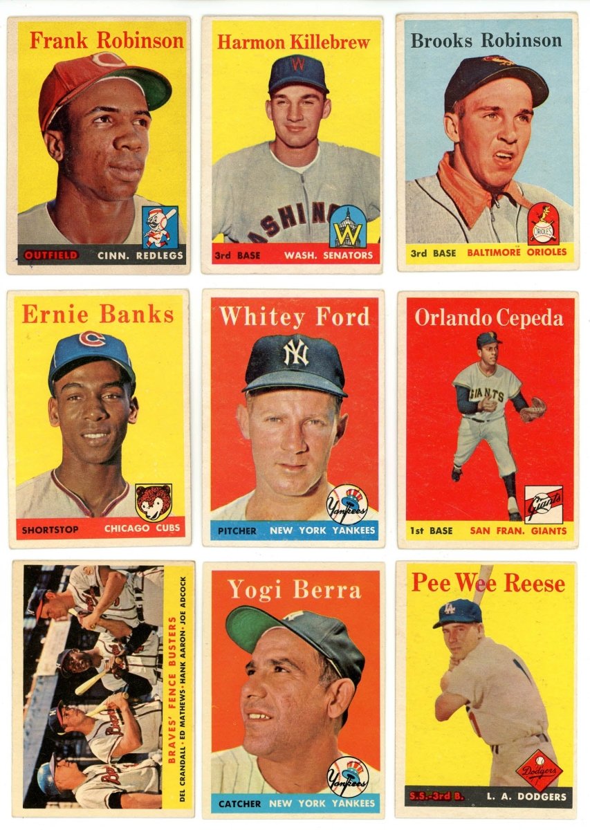 1958 TOPPS BASEBALL COMPLETE SET BREAK - 7 CARDS PER BOX!