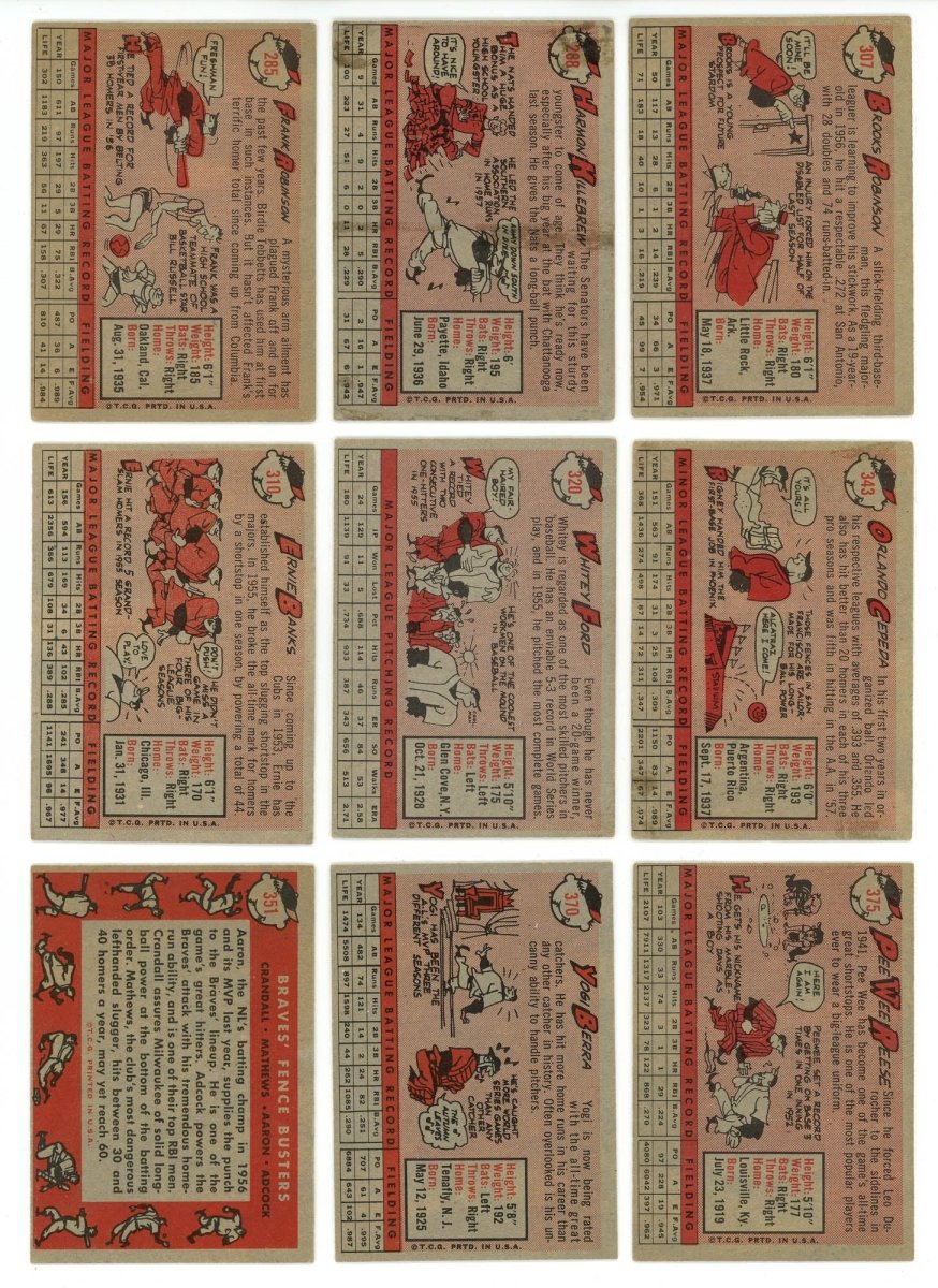 1958 TOPPS BASEBALL COMPLETE SET BREAK - 7 CARDS PER BOX!
