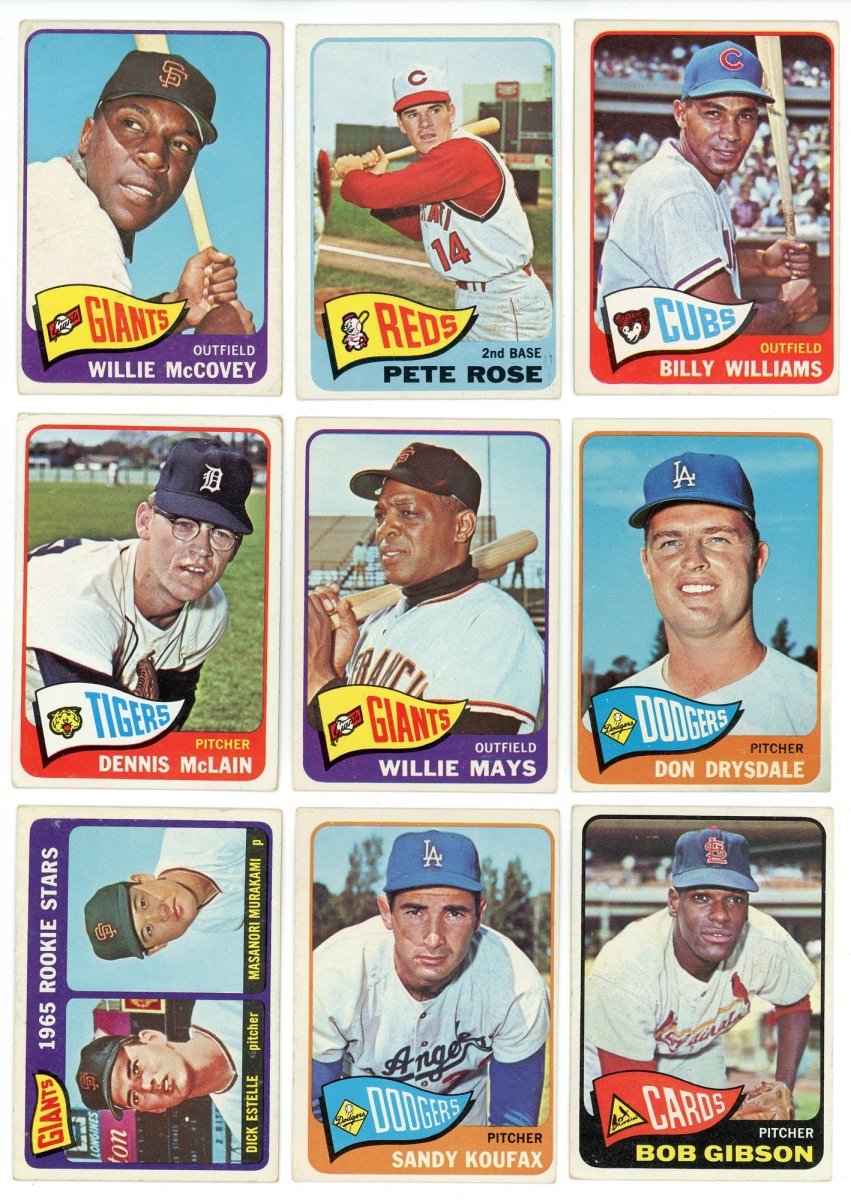 1965 TOPPS BASEBALL COMPLETE SET BREAK - 10 CARDS PER BOX! (1) HOFer &amp; (1-2) High # Cards per box!