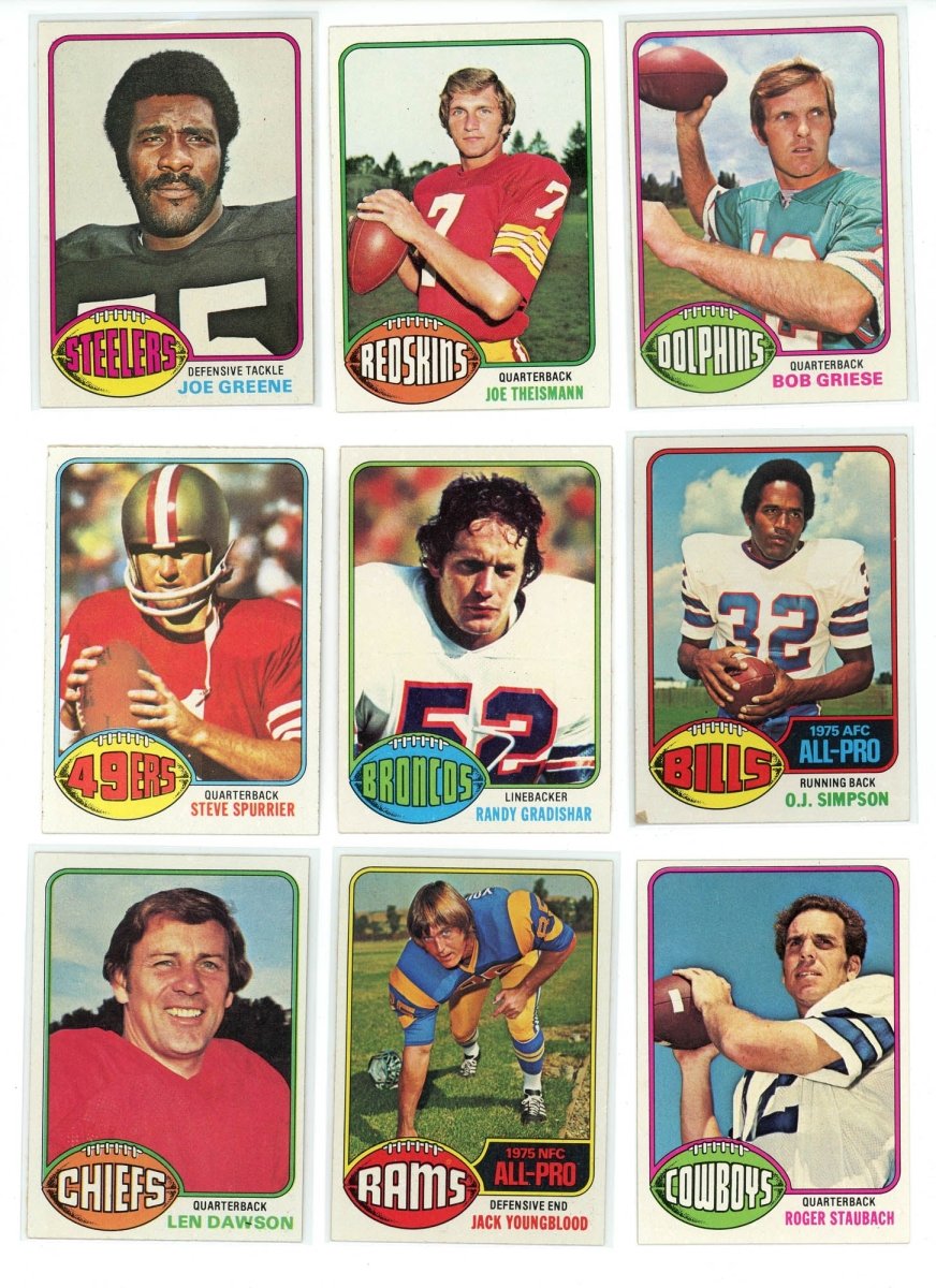 1976 TOPPS FOOTBALL COMPLETE SET BREAK - 17 CARDS PER BOX! (2) HOFERS PER BOX!